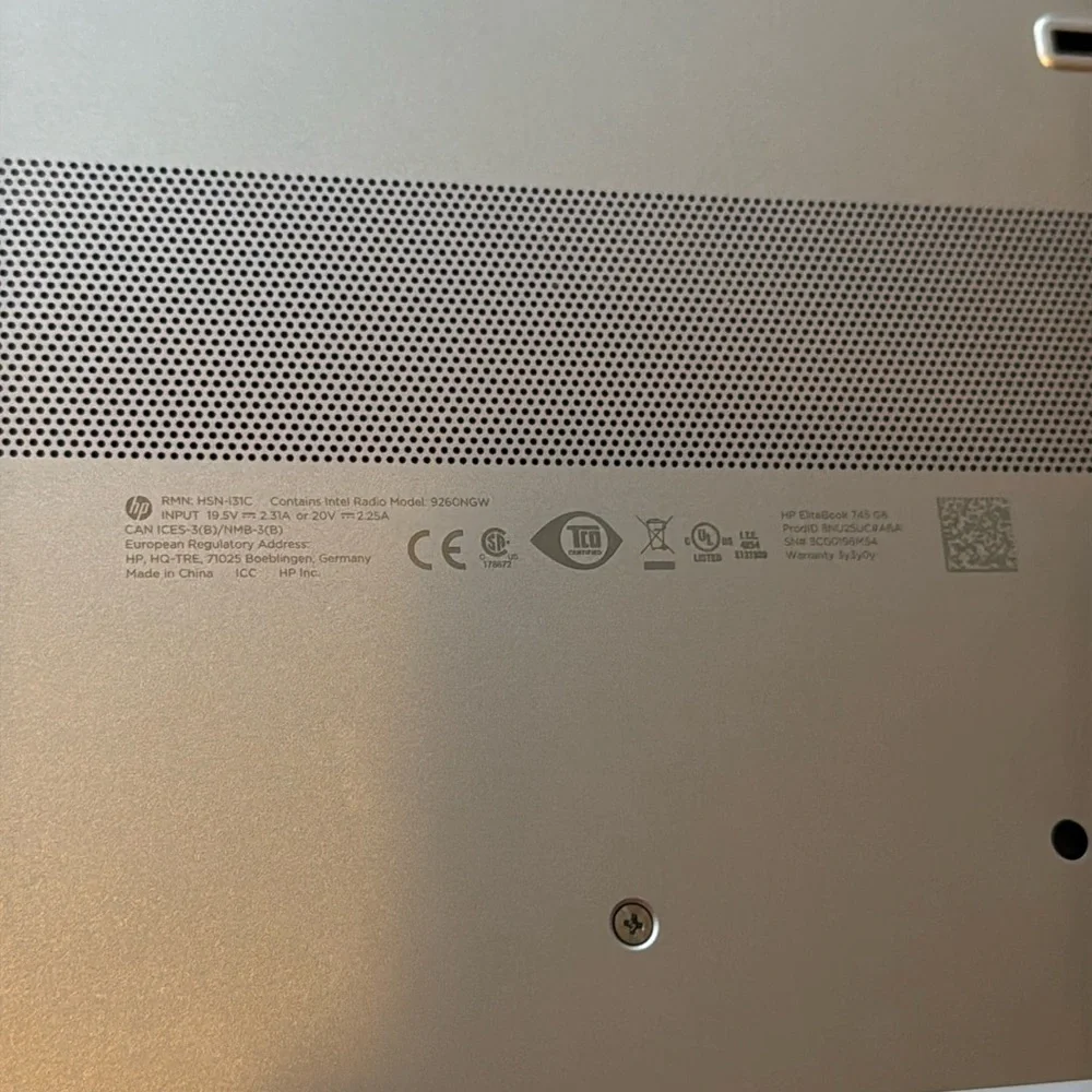Hp elitebook 745 g6 14” laptop 250 gb memory, factory mode and like brand new